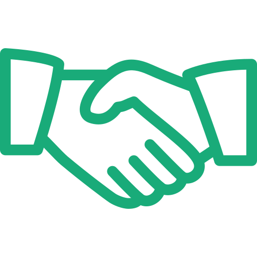 Icon of handshake | Marketing Eye