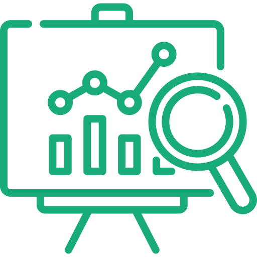 Icon of strategy graph | Marketing Eye