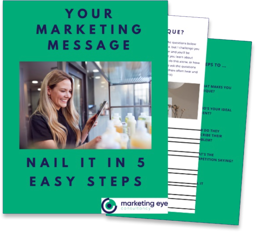 Your marketing message lead magnet